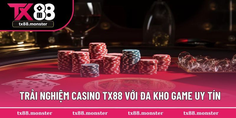 Trải nghiệm Casino TX88 với đa kho game uy tín
